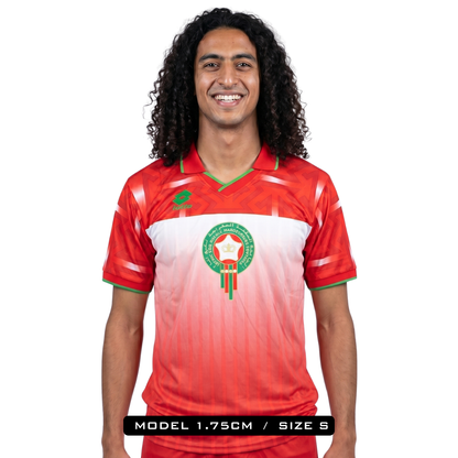 Maillot Maroc Vintage 1994 - Rouge