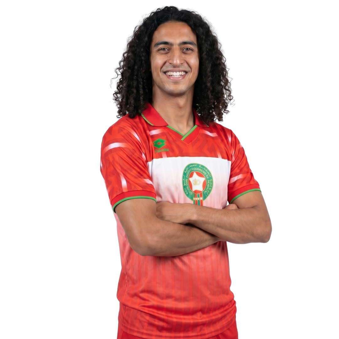 Maillot Maroc Vintage 1994 - Rouge