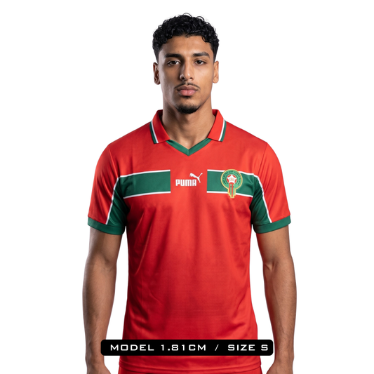 Maillot Maroc Rétro Rouge - 1998
