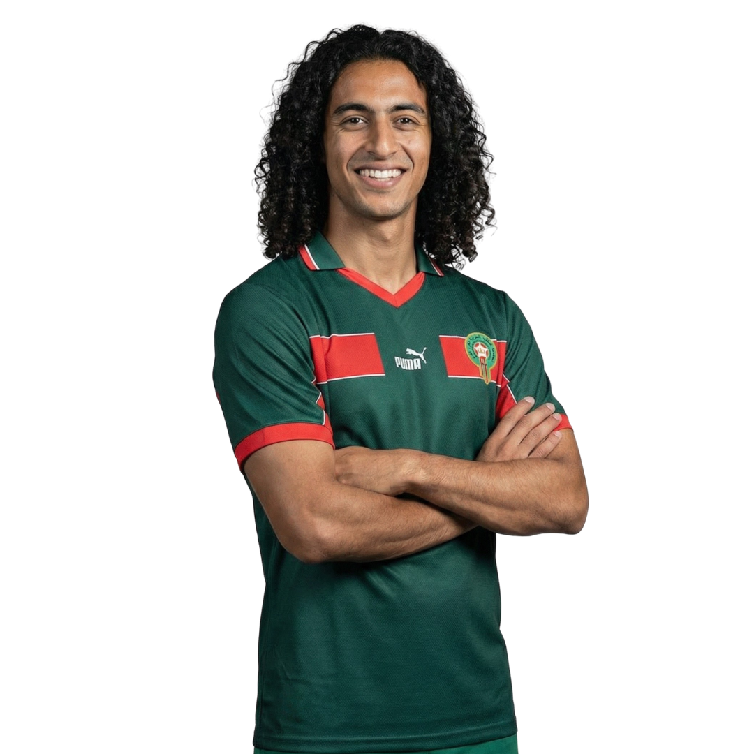 Maillot Maroc Rétro Vert - 1998
